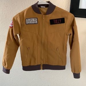 Like new! Worn once zipper jacket my daughter wore it for Halloween last yr